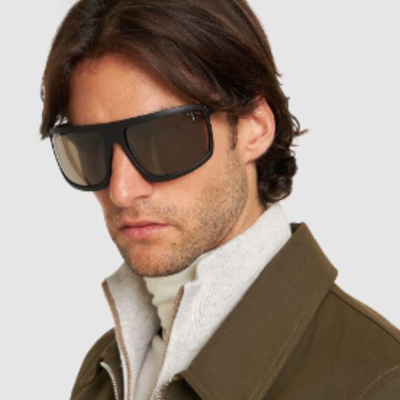 NEW TOM FORD FT1066 UNISEX SHIELD SUNGLASSES TOM FORD CLINT-02 FT1066/S 02L - Picture 4 of 8